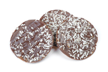 Few chocolate chip cookies