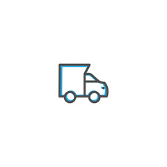Truck icon design. Transportation icon vector design
