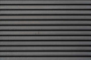 Close-up Black wood shutter window texture and background