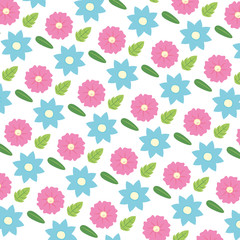 background flowers leaves natural