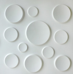 Seamless circles tile pattern