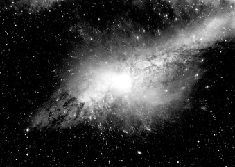 galaxy in a free space