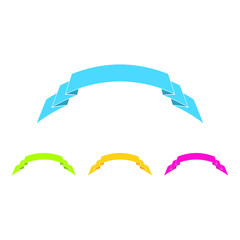 Modern Classic Ribbon Tittle Banner Template