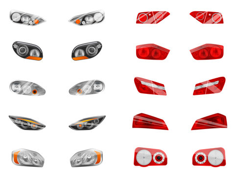 Auto Lights Realistic Collection