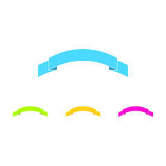 Modern Classic Ribbon Tittle Banner Template