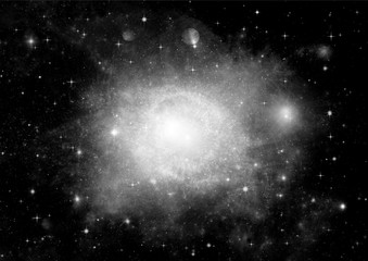 galaxy in a free space