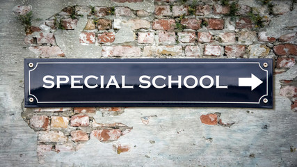 Sign 390 - SPECIAL SCHOOL