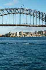 Fototapeta premium Hafenbrücke in Sydney Australien