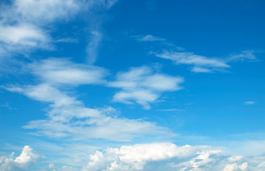blue sky white clouds