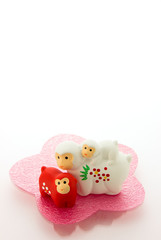 猿 申年 干支 サル 年賀素材