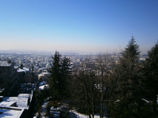 View from the height of the winter city