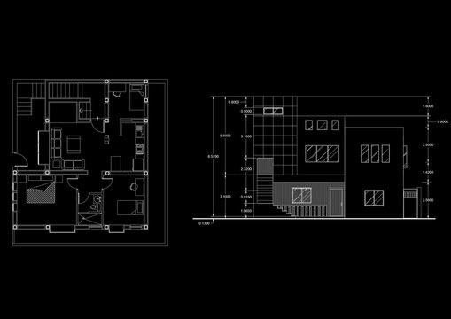 Apartment blueprint 
