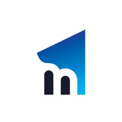 M logo