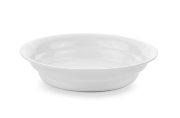 white ceramics bowl isolated on white background.