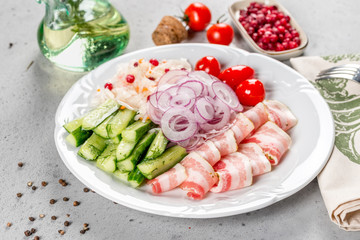 Different pickles for snacks to choose from