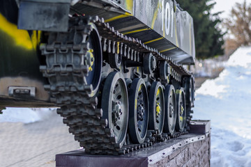 Fragments of military equipment Russia