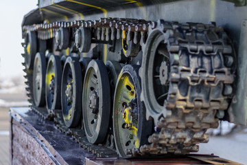 Fragments of military equipment Russia