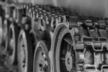 Fragments of military equipment Russia