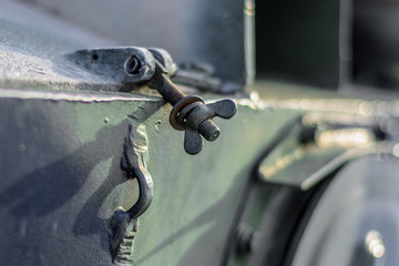 Fragments of military equipment Russia