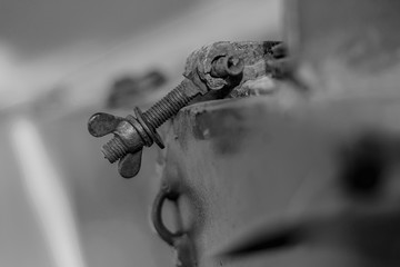 Fragments of military equipment Russia