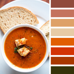 Tomato soup palette