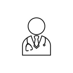 Doctor icon design template vector isolated
