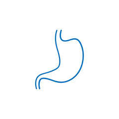 Stomach icon design template vector isolated