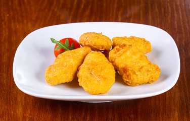 Chicken nuggets heap