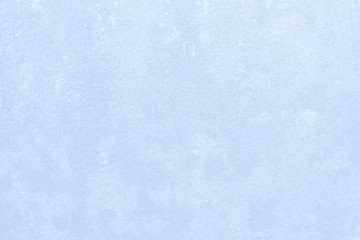 Frosty patterns on a frozen ice box in the early morning