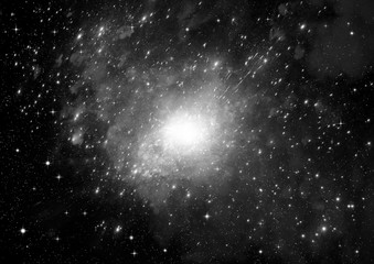 galaxy in a free space