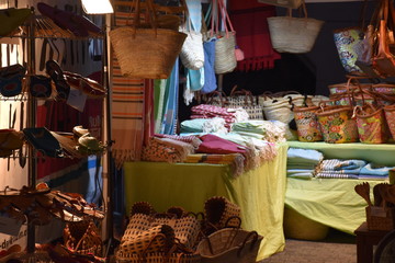 market shop traditional ibiza panier