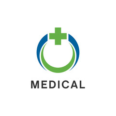 medical cross logo business design vector