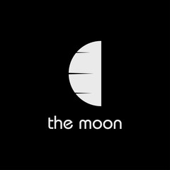 moon logo design vector