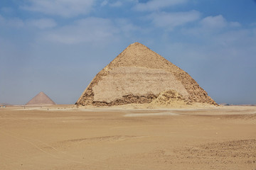 Fototapeta na wymiar Dahshur pyramids, Egypt, Pyramid