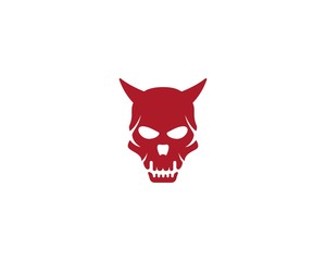 Skull Devil  logo vector