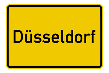 Düsseldorf Ortsschild