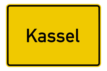 Kassel Ortsschild