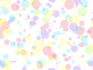 Seamless retro inspired youthful polka dot pattern in candy colors. and Artistic, modern, creative, fashion design. For print, digital paper, textile, fabric- illustrations