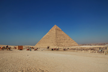 Giza, sphinx, pyramids, Egypt