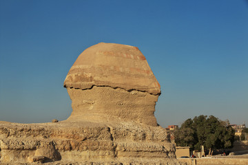 Giza, sphinx, pyramids, Egypt