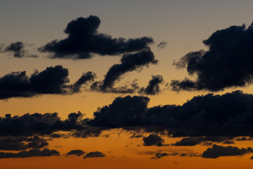 Fototapeta premium 黒い雲
