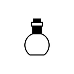 flask icon vector. flask vector design. sign design. flat style. Vector EPS 10