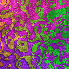 3d effekt - Abstrakt farbverlauf bunt grafik 