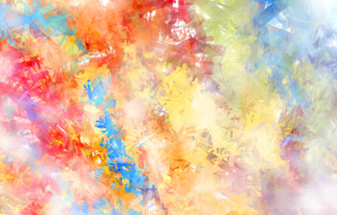 Brushed Painted Abstract Background. Brush stroked painting. Strokes of paint. 2D Illustration.