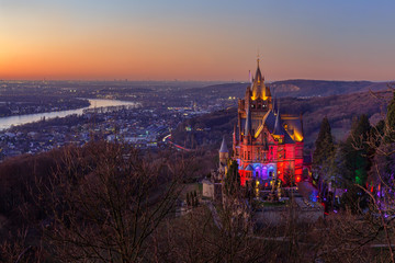 Schloss Drachenburg im Siebengebirge, Deutschland