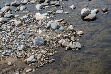 Stones in the river