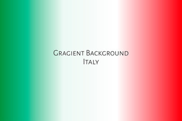 Italy national flag colors gradient. Beautiful traditional background template for covers, websites, invitations, posters.Copy space and place for text. Vector EPS10 illustration..