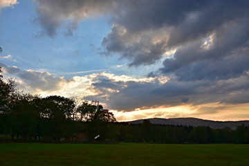 Sumava National Park, nature of the Czech Republic, picture from summer