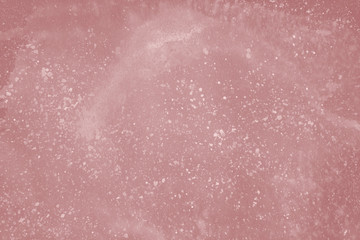 Red spring watercolor texture with abstract washes and brush strokes on the white paper background. Chaotic abstract organic design.