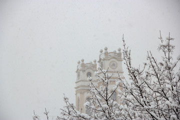 Kirche im Winter